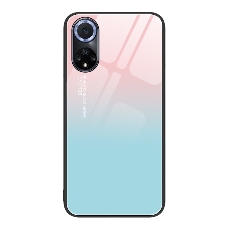 Custodia per telefono in vetro verniciato colorato, For Huawei nova 9