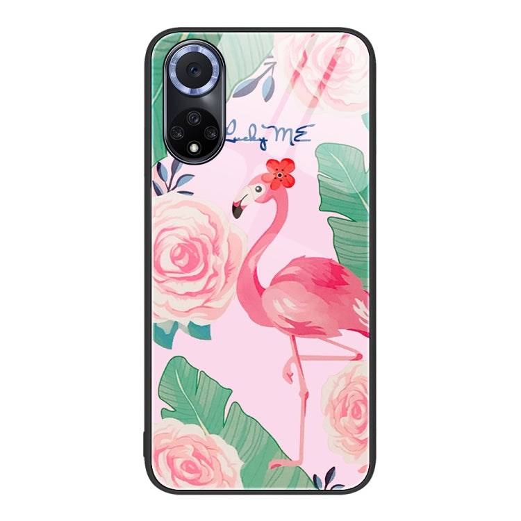 Custodia per telefono in vetro verniciato colorato, For Huawei nova 9