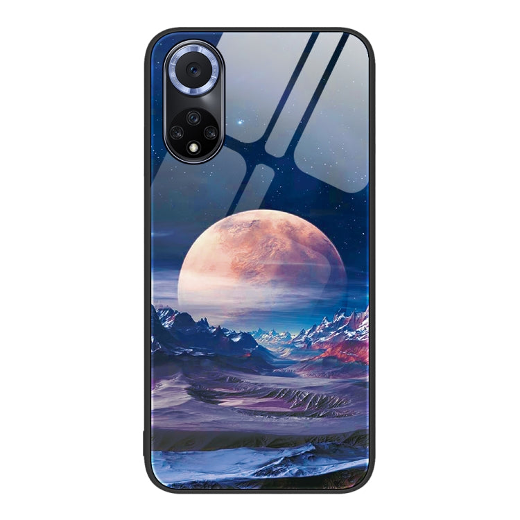 Custodia per telefono in vetro verniciato colorato, For Huawei nova 9