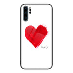Custodia per telefono in vetro verniciato colorato, For Huawei P30 Pro