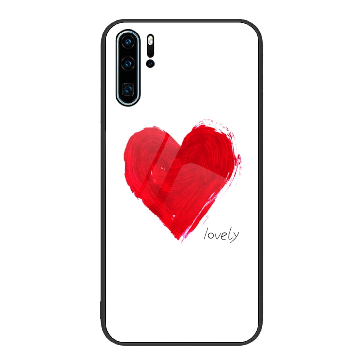 Custodia per telefono in vetro verniciato colorato, For Huawei P30 Pro