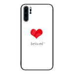 Custodia per telefono in vetro verniciato colorato, For Huawei P30 Pro