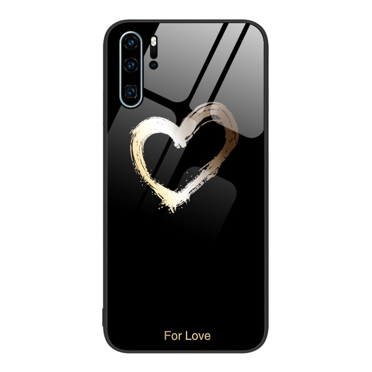 Custodia per telefono in vetro verniciato colorato, For Huawei P30 Pro