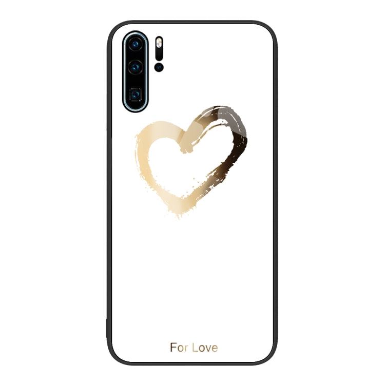 Custodia per telefono in vetro verniciato colorato, For Huawei P30 Pro