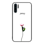 Custodia per telefono in vetro verniciato colorato, For Huawei P30 Pro