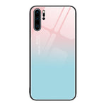 Custodia per telefono in vetro verniciato colorato, For Huawei P30 Pro