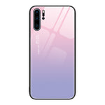 Custodia per telefono in vetro verniciato colorato, For Huawei P30 Pro
