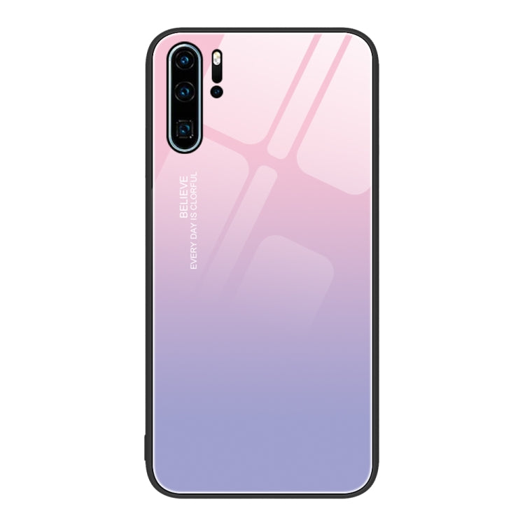 Custodia per telefono in vetro verniciato colorato, For Huawei P30 Pro