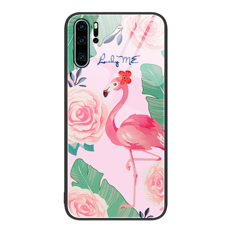 Custodia per telefono in vetro verniciato colorato, For Huawei P30 Pro