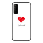 Custodia per telefono in vetro verniciato colorato, For Huawei Enjoy 20 SE