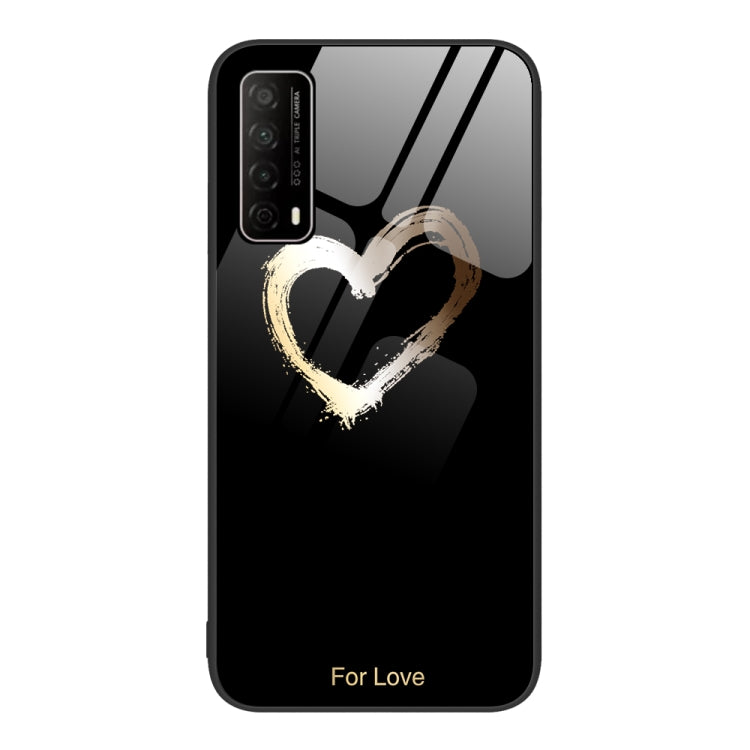 Custodia per telefono in vetro verniciato colorato, For Huawei Enjoy 20 SE