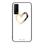Custodia per telefono in vetro verniciato colorato, For Huawei Enjoy 20 SE
