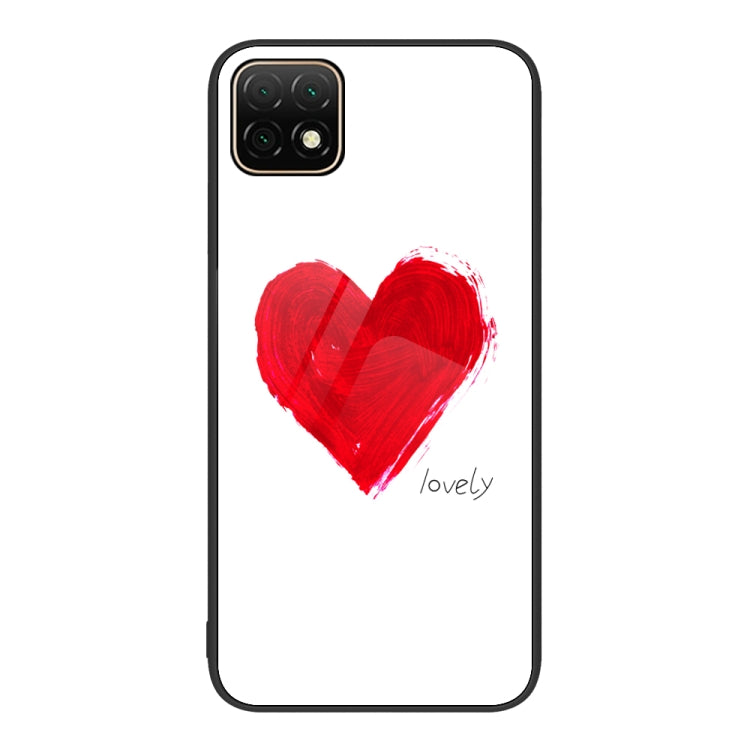 Custodia per telefono in vetro verniciato colorato, For Huawei Enjoy 20 5G