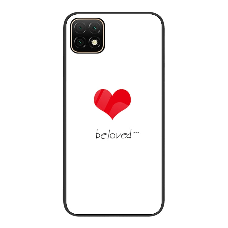 Custodia per telefono in vetro verniciato colorato, For Huawei Enjoy 20 5G