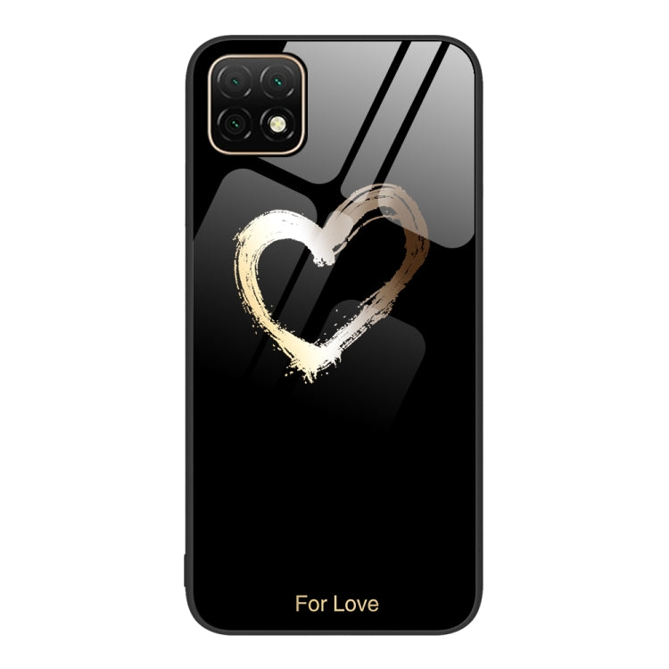 Custodia per telefono in vetro verniciato colorato, For Huawei Enjoy 20 5G