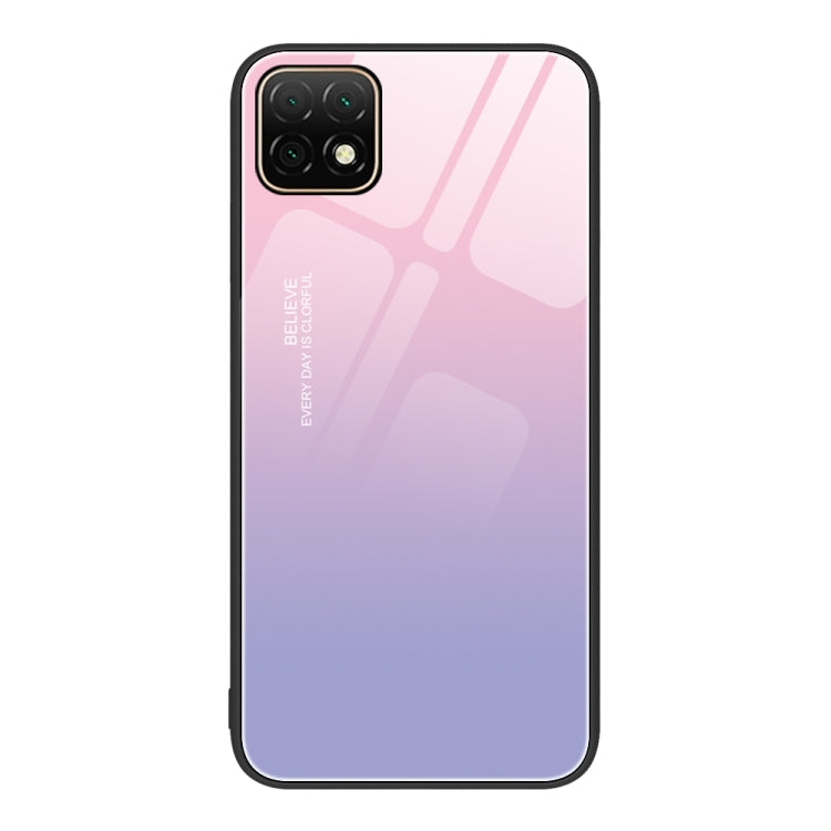 Custodia per telefono in vetro verniciato colorato, For Huawei Enjoy 20 5G