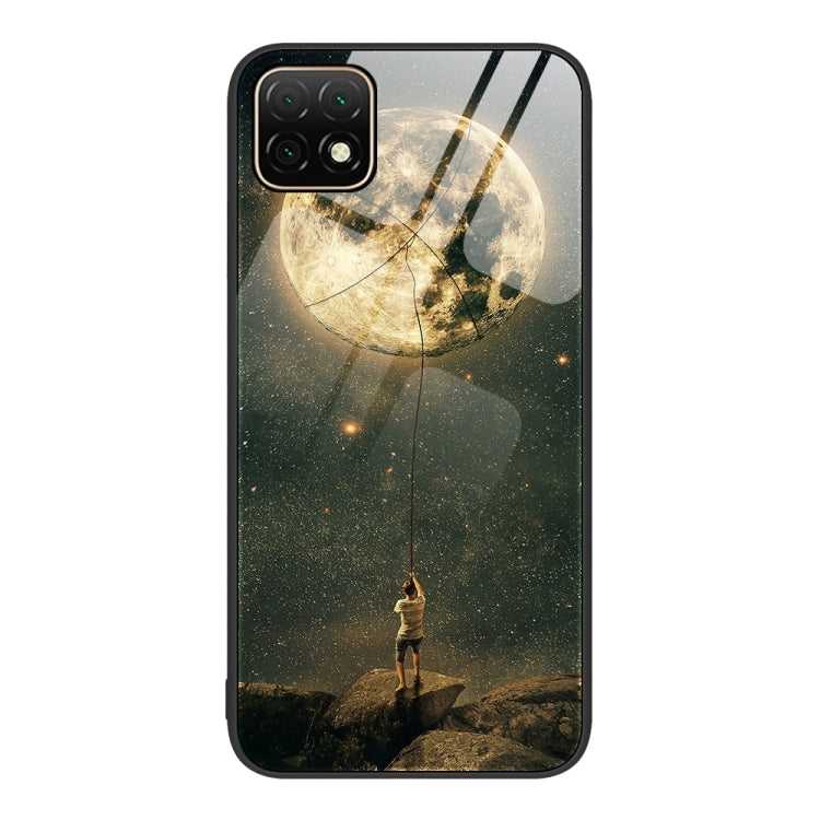 Custodia per telefono in vetro verniciato colorato, For Huawei Enjoy 20 5G