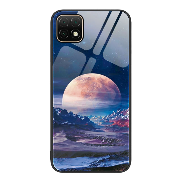 Custodia per telefono in vetro verniciato colorato, For Huawei Enjoy 20 5G