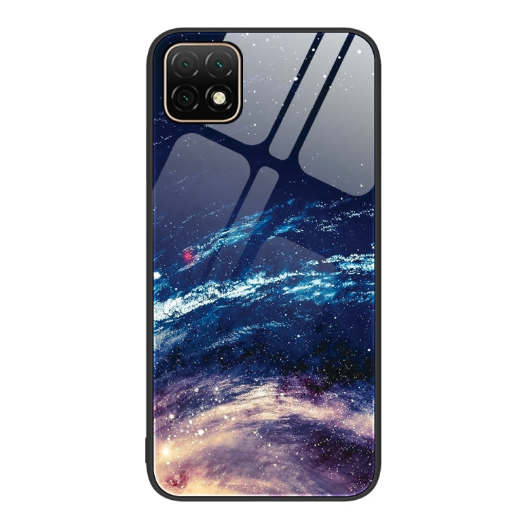 Custodia per telefono in vetro verniciato colorato, For Huawei Enjoy 20 5G