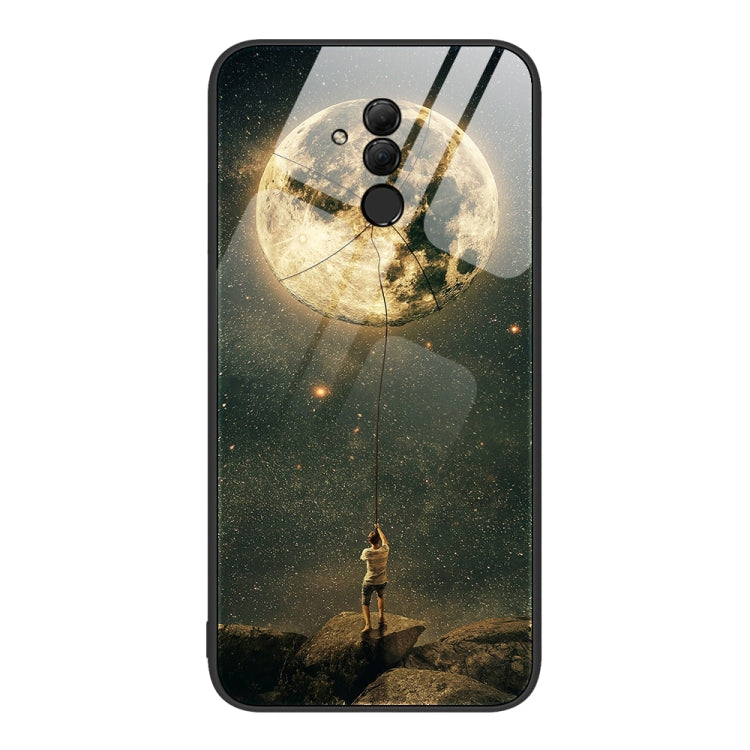 Custodia per telefono in vetro verniciato colorato, For Huawei Maimang 7