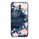 Custodia per telefono in vetro verniciato colorato, For Huawei Maimang 7