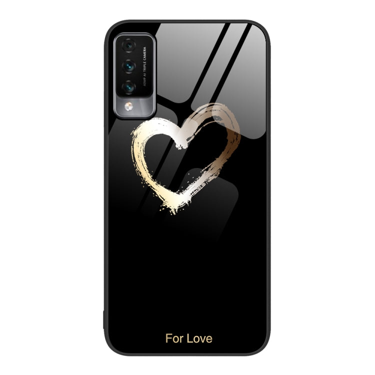 Custodia per telefono in vetro verniciato colorato, For Huawei Maimang 10
