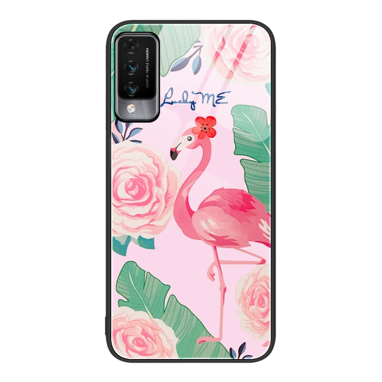 Custodia per telefono in vetro verniciato colorato, For Huawei Maimang 10