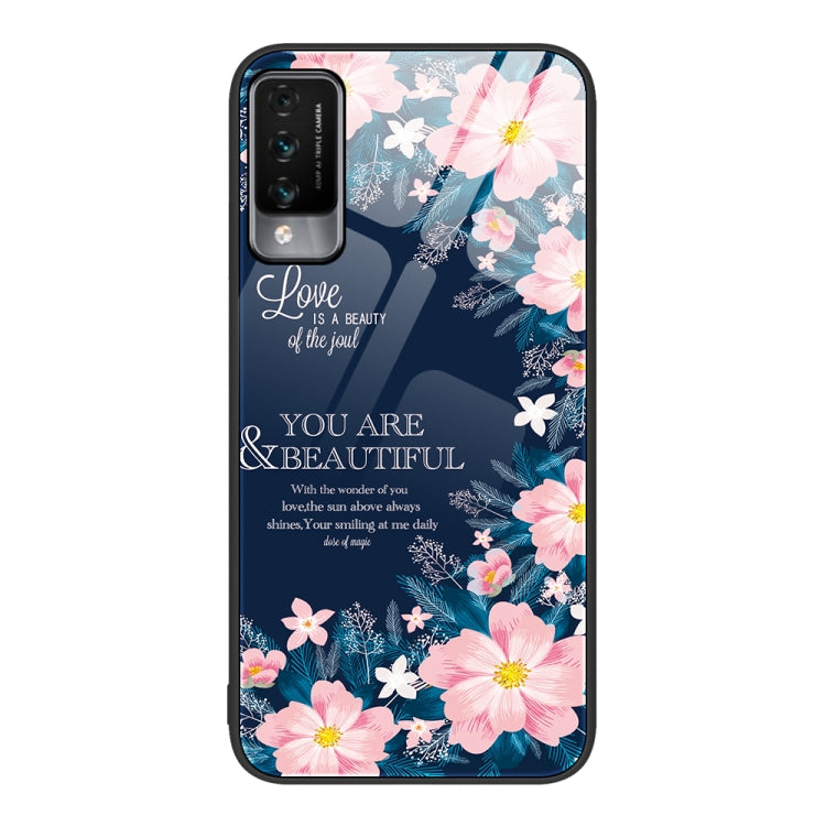 Custodia per telefono in vetro verniciato colorato, For Huawei Maimang 10