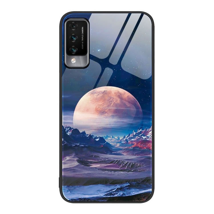 Custodia per telefono in vetro verniciato colorato, For Huawei Maimang 10