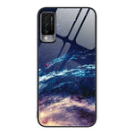 Custodia per telefono in vetro verniciato colorato, For Huawei Maimang 10
