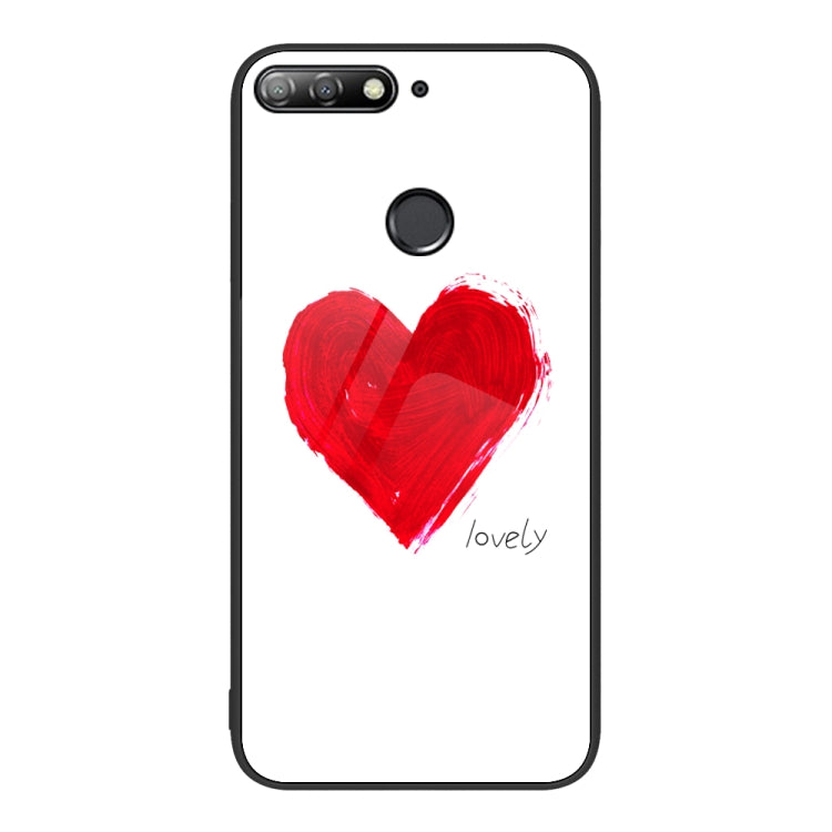Custodia per telefono in vetro verniciato colorato, For Huawei Enjoy 8e
