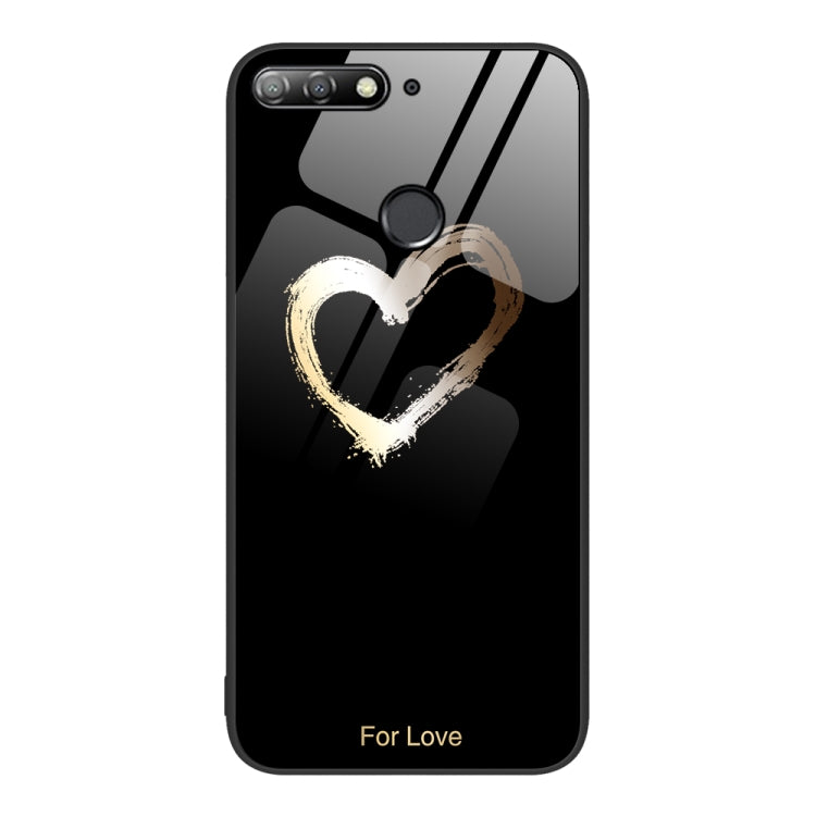Custodia per telefono in vetro verniciato colorato, For Huawei Enjoy 8e