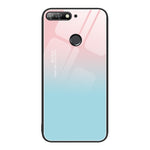Custodia per telefono in vetro verniciato colorato, For Huawei Enjoy 8e