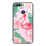 Custodia per telefono in vetro verniciato colorato, For Huawei Enjoy 8e