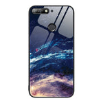 Custodia per telefono in vetro verniciato colorato, For Huawei Enjoy 8e