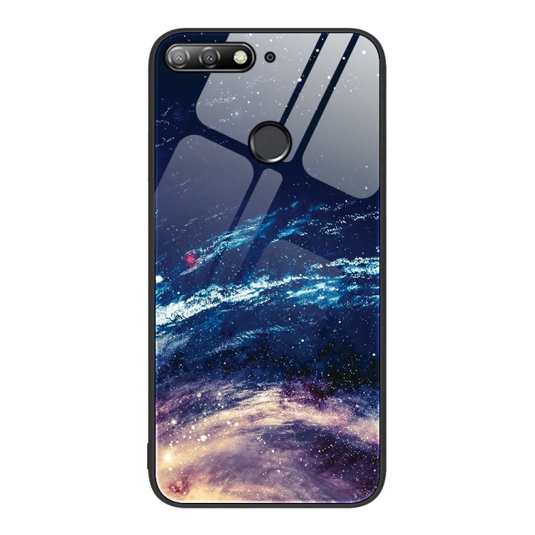 Custodia per telefono in vetro verniciato colorato, For Huawei Enjoy 8e