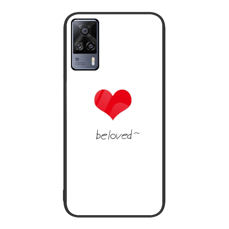 Custodia per telefono in vetro verniciato colorato, For vivo S9e