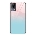 Custodia per telefono in vetro verniciato colorato, For vivo S9e