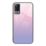 Custodia per telefono in vetro verniciato colorato, For vivo S9e