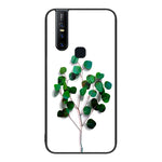 Custodia per telefono in vetro verniciato colorato, For vivo V15