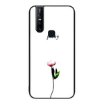 Custodia per telefono in vetro verniciato colorato, For vivo V15