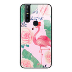 Custodia per telefono in vetro verniciato colorato, For vivo V15