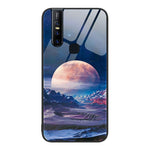 Custodia per telefono in vetro verniciato colorato, For vivo V15