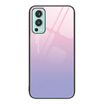 Custodia per telefono in vetro verniciato colorato, For OnePlus Nord 2 5G