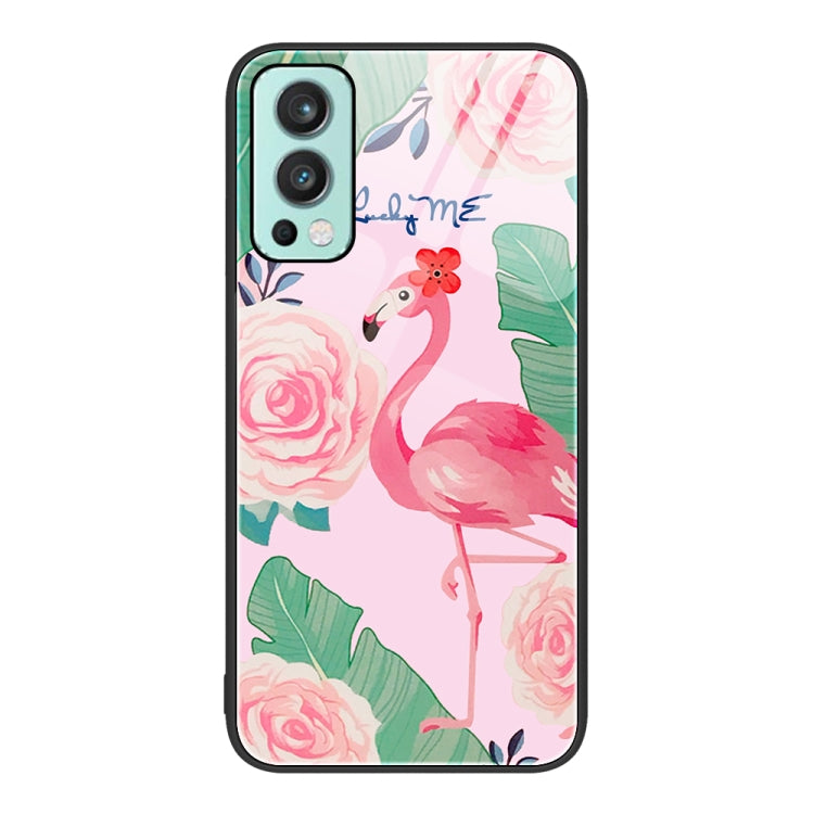 Custodia per telefono in vetro verniciato colorato, For OnePlus Nord 2 5G