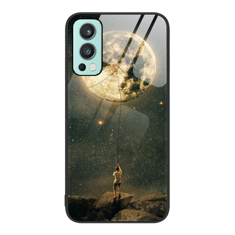 Custodia per telefono in vetro verniciato colorato, For OnePlus Nord 2 5G