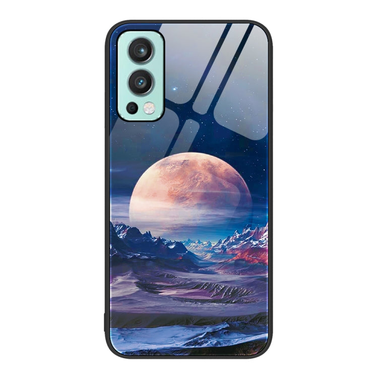 Custodia per telefono in vetro verniciato colorato, For OnePlus Nord 2 5G