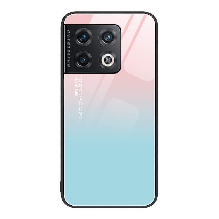 Custodia per telefono in vetro verniciato colorato, For OnePlus 10 Pro