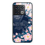 Custodia per telefono in vetro verniciato colorato, For OnePlus 10 Pro
