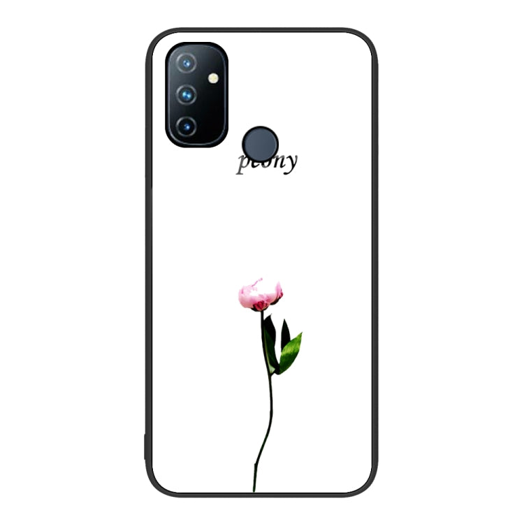 Custodia per telefono in vetro verniciato colorato, For OnePlus Nord N100